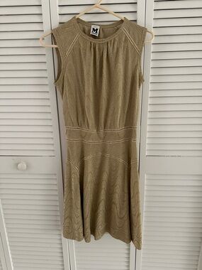 Missoni Tan Sleeveless A-line Mini Dress